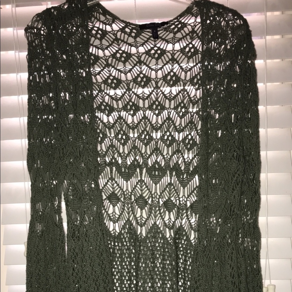 maxi cardigan